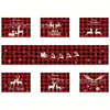 Conjunto de Toalha de Mesa Novo Transfronteiriço Decoração de Mesa para Feriado de Natal Conjunto de Bandeira de Mesa Jogos Americanos Bandeira de Mesa 2026 Amazon