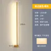 Luminária de parede linear de cabeceira, luz de parede simples interna em tira longa, luz ambiente para parede de fundo com grade em quarto e sala de estar de luxo simples