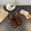Zapatos Boken con Suela Gruesa para Aumentar la Altura Interior para Mujer 2025 Nuevo Otoño Mocasines Pequeños Versátiles Slip-On Zapatos Casuales