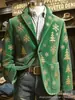 Sitio independiente transfronterizo Amazon TEME blazer de pana para hombre de manga larga con doble bolsillo