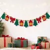 Suministro transfronterizo exclusivo: Guirnalda de fieltro navideño, Árbol de Navidad, Calcetines, Copos de nieve, Cuentas de madera, Banderines, Decoraciones de chimenea, Envío OEM