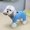 Roupas para Pets para Outono e Inverno, Roupa Caseira Quente que Protege a Barriga do Filhote, Roupas para Cachorros de Estimação, Casaco de Lã de Quatro Patas Estilo Teddy 26