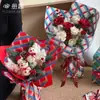 Papel de Presente Impermeável Florido Floral para o Natal Maçã Buquê Caixa de Presente Embalagem de Natal Presente Materiais Florais