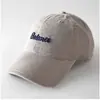 Gorra de Béisbol para Pareja Bordada con Letras Tridimensionales de Ala Suave, Sencilla, Moderna, Versátil, Gorra de Pico Casual, Nuevo Modelo de Primavera