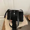 2026 Versão Coreana Bolsa Baguete Retro de Nicho Simples Versátil Fosca Bolsa de Mão Patchwork Bolsa de Ombro para o Trabalho Bolsa Feminina