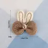 Café con Leche Otoñal Orejas de Conejo Malla Cisne Lazo Decorativo DIY Ropa Infantil Accesorios para Pantimedias Accesorios de Yiwu