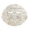 Mengjie bronzeamento máscara pano padrão de pétalas de ouro pano de membrana hidratante reparação hidratante máscara de seda saída de fábrica de papel