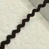 Em estoque Cor Sólida 5mm Onda Forma S Borda Curva com Fita de Renda Acessórios de Casamento Cortina Chapéu Roupa Infantil Acessórios de Roupa