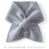Braga de punto de cachemira lisa y versátil, unisex, estilo coreano, para protección del cuello, calor y moda