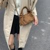 Bolso Pequeño Retro para Mujer, Moda Otoño e Invierno 2026 Nuevo Diseño de Nicho Bolso de Hombro Único Cruzado, Estilo Coreano Ins Bolso Dumpling