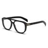 Gafas de Sol Tachonadas de Moda 2026 con Doble Puente, Montura Grande, Efecto Adelgazante para Caras Redondas, Gafas de Sol para Hombre de Estilo Europeo y Americano de Moda con un Toque de Alta Gama