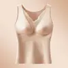 Venda Direta de Fábrica Bestseller Transfronteiriço Top Regata Sexy de Renda com Costas Bonitas e Bojos Roupa Íntima Roupa Externa Top Térmico Escovado para Mulheres