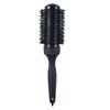 Suministro directo de fabricantes peine de tubo de aluminio negro para damas peine estilo pera con hebilla caliente para secado con soplado peine de cerdas para el hogar peine de rodillo