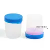 Taza para Lavar Pinceles de Pintura Infantil DIY Arte Graffiti Pintura Taza de Plástico Antiderrames con Tapa Pizarra Pizarra Taza para Pintura