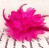 Accesorios para el cabello para niños, directos de fábrica de Yiwu, tocado de plumas para novia, diadema de flores de malla, vestido que combina con todo, flor de muñeca