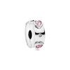 Pangadora Plata Esterlina S925 Original Pulsera Hueso de Serpiente Clip Fijador de Cuentas Pulsera de Cuentas Sueltas Hebilla de Posicionamiento Amuleto de Cuentas