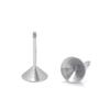 Directo de fábrica F136 titanio soporte para copa de arete Huanzi soporte vacío para arete DIY accesorios para perforación de arete de copa con taladro