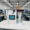 Máquina de Rotulagem Plana Semi-Automática Pequena Caixa Colorida Tampa Quadrada de Garrafa Código de Barras Código QR Máquina de Rotulagem Plana com Sucção