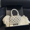 Moderna Bolso de Hombro Único para Mujer 2026 Verano Nuevo de Moda Bolso de Axila Bolso de Lunares para Mujer Simple Cruzado para Viaje Bolso de Concha