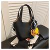 Bolso de Mano Texturizado Simple de Alta Gama Transfronterizo para Mujer 2026 Nuevo Bolso Cubo de Primavera Bolso de Hombro Cruzado Retro de Moda
