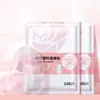 Mascarilla de Papel Desechable Paquete de 100 Piezas Película Plástica Transparente Hidratante Facial Infusión Hidratante Papel para Mascarilla de Salón de Belleza