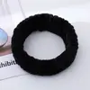 Diadema para Lavado Facial, Muñequeras, Set de Tres Piezas, Diadema para Mujer de Celebridad de Internet, Diadema de Felpa de Color Puro para Casa, Diadema Absorbente para Lavado Facial