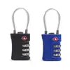 Modelo Popular Transfronterizo Tsa007 Candado Aduanero, Cuerpo de Candado Abs Ligero, Equipaje, Casillero de Gimnasio, Candado de Combinación, Candado de Contraseña