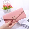 Nueva Cartera para Mujer Estudiante de Secundaria de Gama Alta Portátil Billetera para Monedas Niñas Dulce Versátil Cartera Mini Porta Tarjetas para Mujer