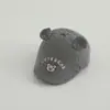 Boina Infantil Popular Transfronteiriça para Primavera e Outono com Decoração 3D de Panda Fofo, Boné Forward Xadrez para Meninos e Meninas