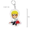 Chaveiro de Acrílico Surpreendente do Jogo de Anime Naruto Uzumaki Nove Caudas Oito Caudas