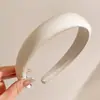 2026 Nuevo Estilo Diadema de Mujer Plisada de Ala Ancha Sensación de Alta Gama Cubre la Parte Superior del Cráneo Hace que la Cara se Vea Más Pequeña Cubre la Raya del Cabello Pinza para el Cabello Accesorio para el Cabello