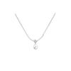 Collar de perlas con forma de gota de agua y luz de luna para mujer, diseño de nicho de lujo ligero y de alta calidad, ideal para novias estudiantes, cadena de clavícula sencilla a la moda.