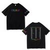 Camiseta de manga corta Alrededor del concierto de Coldplay Camiseta Coldplay Gira Mundial