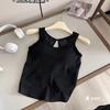 Primavera e Verão Linda Costas Renda de Algodão Copo Fixo Alça com Bojo Sutiã de Alça Feminino Base Vazada Roupa Externa Roupa Íntima