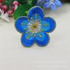 Adhesivos de tela bordados de flor de ciruelo, parches para disfraces, adhesivos bordados, adhesivos decorativos antiguos, flores para cuello, parche para agujeros, adhesivos para planchar, accesorios de fábrica