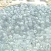 10mm Contas de Vidro Rachado Semi-Branco Novas Contas Soltas de Vidro Explosão Branca Alta para Pulseiras, Colares e Joias Venda Direta