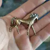 Latón Macizo Caballo Macizo Pieza de Mango de Caballo de Cobre Puro Caballo Antiguo Caballo Galopante Adorno de Cobre para Escritorio Oficina Sala de Estar