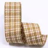 Fita Xadrez Houndstooth Xadrez Outono Inverno Vintage Fita Xadrez diy Acessórios de Cabelo Material para Laços Fita Xadrez Tingida em Fio