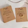 Papel Kraft Mancha Empaque de Joyería Retro Tarjeta de Papel para Pendientes Collar Accesorios de Joyería Hechos a Mano Mancha Gran Cantidad