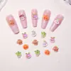 Mini Acessórios para Nail Art de Legumes Desenho Gelo Transparente Resina Peças Pequenas Materiais DIY Brincos Presilhas de Cabelo Decorações de Unha Vestíveis