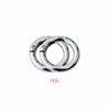 Suministro puntual hebilla de anillo redondo de aleación hebilla de resorte accesorios de hardware para bolsa de bricolaje ropa materiales para equipaje