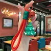 Nuevas decoraciones navideñas creativas para comercio electrónico transfronterizo, nuevas decoraciones de la serie navideña, colgantes para mochila de pareja, llaves de regalo al por mayor