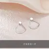 Pendientes Doudou de plata de ley 925 con forma de poste para dormir, nuevos pendientes de nicho con explosiones de 2024, joyería para mujer.