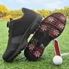 Lechuang Thestron Transfronterizos Talla Grande Zapatos de Golf para Hombre con Tacos Impermeables Deportivos Casuales Zapatos de Golf