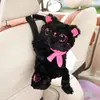 Caja de Pañuelos para Coche Colgante Creativa Linda de Peluche Bolsa Colgante de Pañuelos para Respaldo de Asiento de Coche Femenino