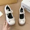 Sapatos femininos de couro, saias, sapatos de salto baixo, estilo retrô japonês, nova coleção de outono, com sola grossa e laço, Mary Jane JK 2026