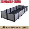 Artefacto para plantar verduras rectangular balcón familiar en azotea maceta grande de plástico maceta para plantar verduras en patio exterior verduras