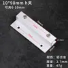 Clip de Fijación de Vidrio en Forma de H de Aleación de Aluminio Engrosado Soporte para Espejo Soporte para Letrero Hebilla Acrílica Ranura para Tarjeta de Fijación H