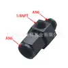 Conector Adaptador de Conector de Temperatura de Gasolina Presión de Aceite Refrigerador de Aceite Tubería de Aceite para Automóviles Transfronterizo Tres Vías An6-1/8Npt