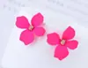 Novos Brincos de Flor Personalidade Coreana Versátil Longo Temperamento Brincos de Tarraxa Brincos Trendsetter Brincos Pendentes da Moda Joias Femininas